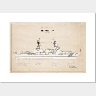 Hamilton whec-715 United States Coast Guard Cutter - SBD Posters and Art